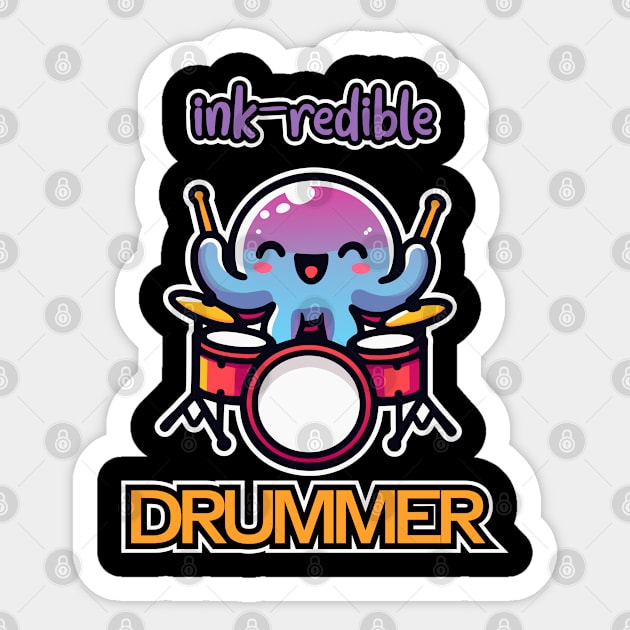Ink-redible drummer Sticker by TurnEffect